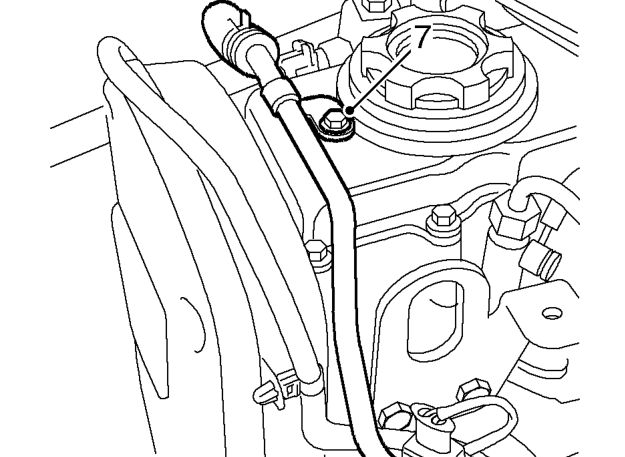 Alternator - ’l’ series – Release cover, remove nut and disconnect battery cable from alternator.