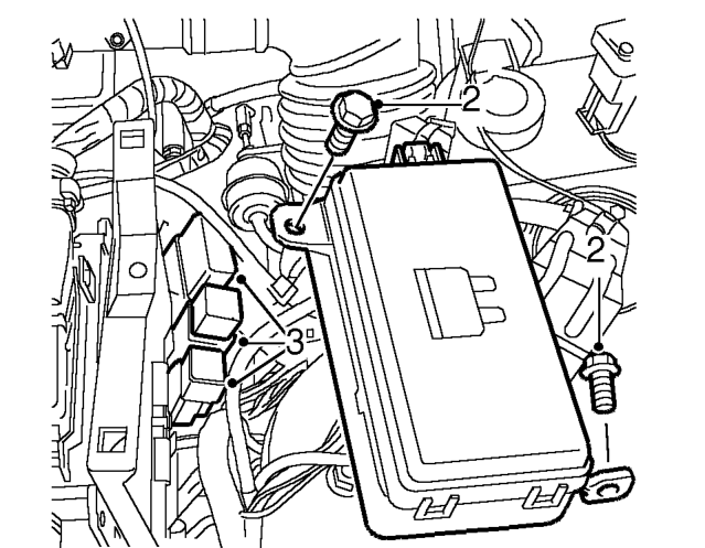 Battery carrier – Remove battery. See this section.