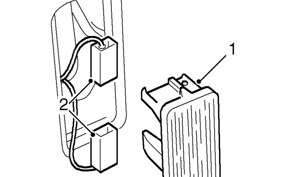 Lamp - load space – Service repair no - 86.45.16