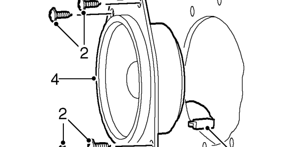 Speaker - front - 3 door – Remove front door trim casing. See BODY, Doors.