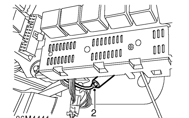 Coaxial lead - aerial - 3 door – Remove aerial. See this section.