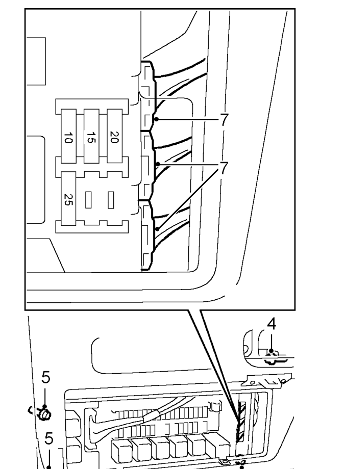 Central control unit - (ccu) – Remove fuse box cover.