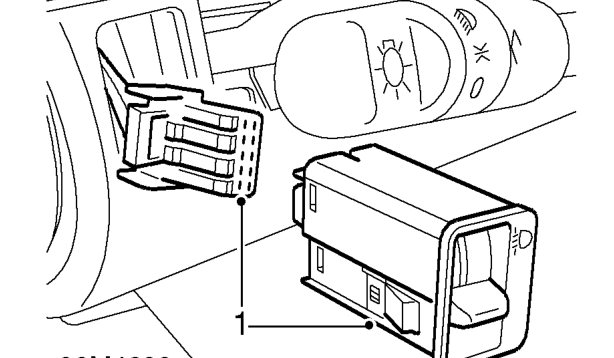 Switch - headlamp levelling – Service repair no - 86.65.16