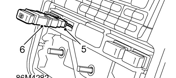 Switch - heated rear screen – Remove heater control face plate.