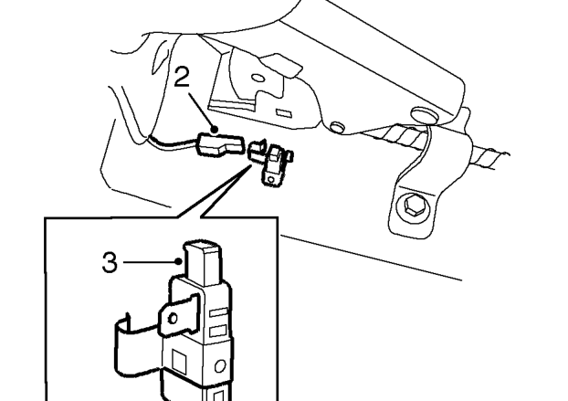 Switch - handbrake warning – Remove rear console. See BODY, Interior trim components.