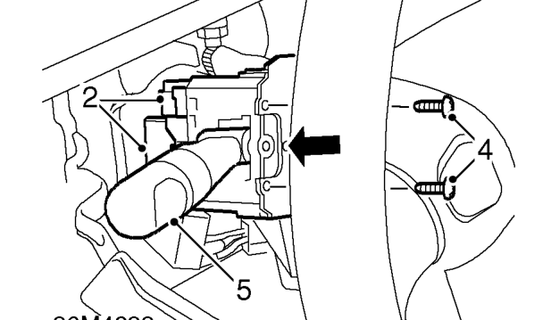 Switch - indicator and lights – Remove steering column nacelle. See STEERING, Repairs.