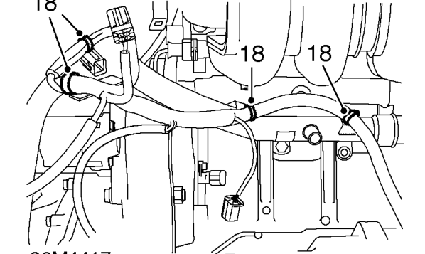 Disconnect multiplugs from IAC and TP sensors.