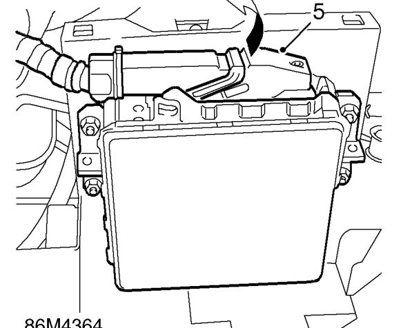 Harness - engine - l series – Disconnect multiplug from MAF sensor.