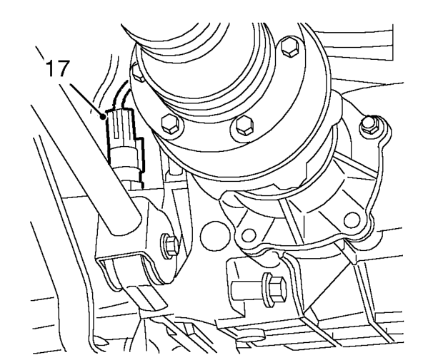 Disconnect multiplug from 1st gear switch on gearbox.