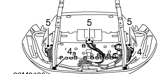 Panel - instrument – Remove 4 screws and remove instrument panel upper cover.