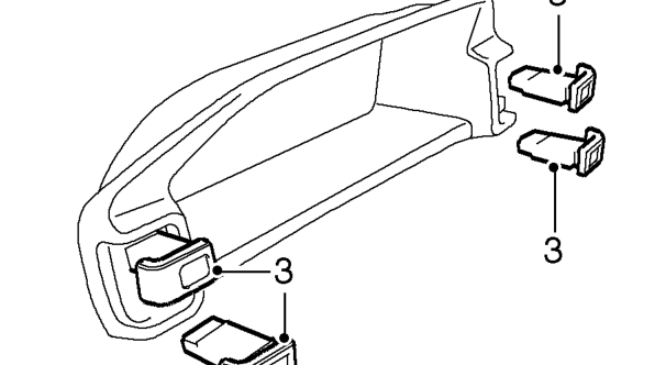 Finisher - instrument bezel – Disconnect multiplugs from switches and remove finisher. Do not carry out further dismantl