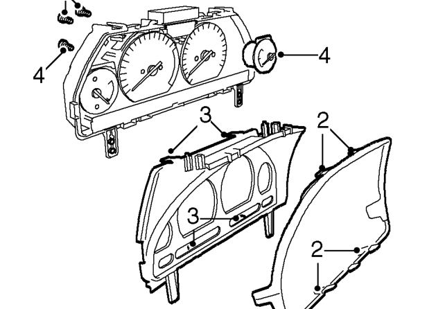 Gauge - fuel – Remove instrument panel. See this section.