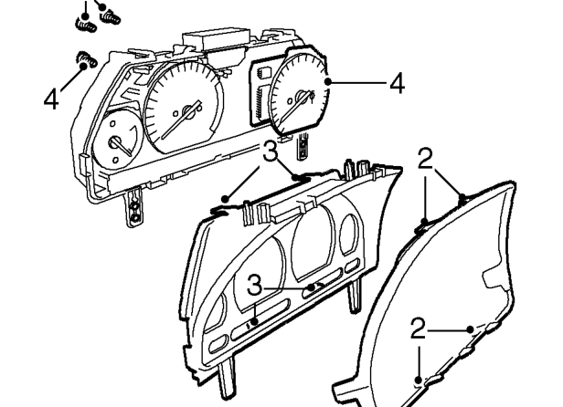 Speedometer – Remove instrument panel. See this section.