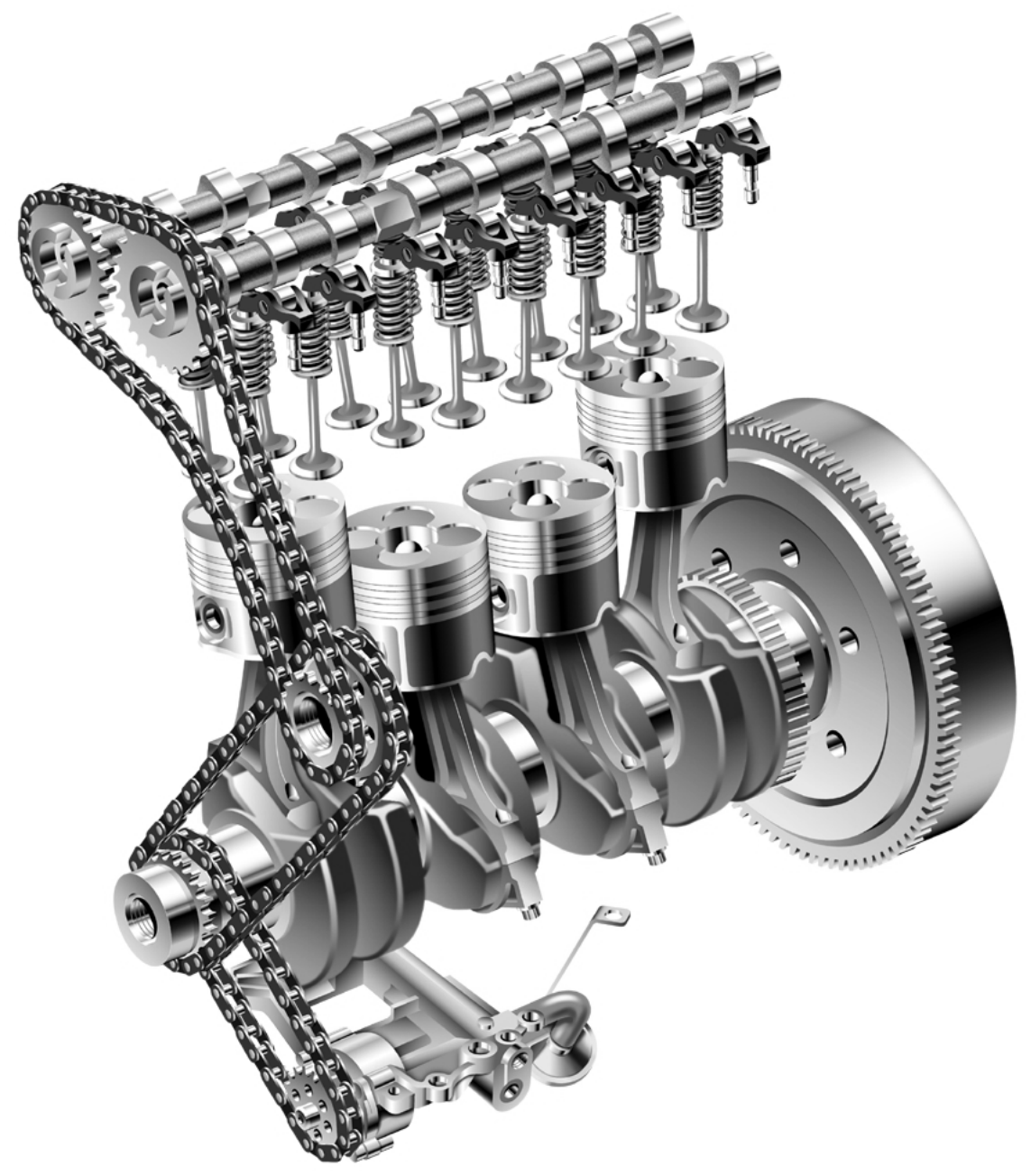 Td4 engine – internal view