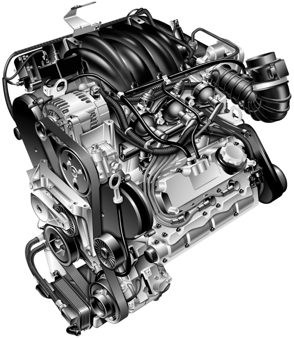 Kv6 engine – general view (nas)