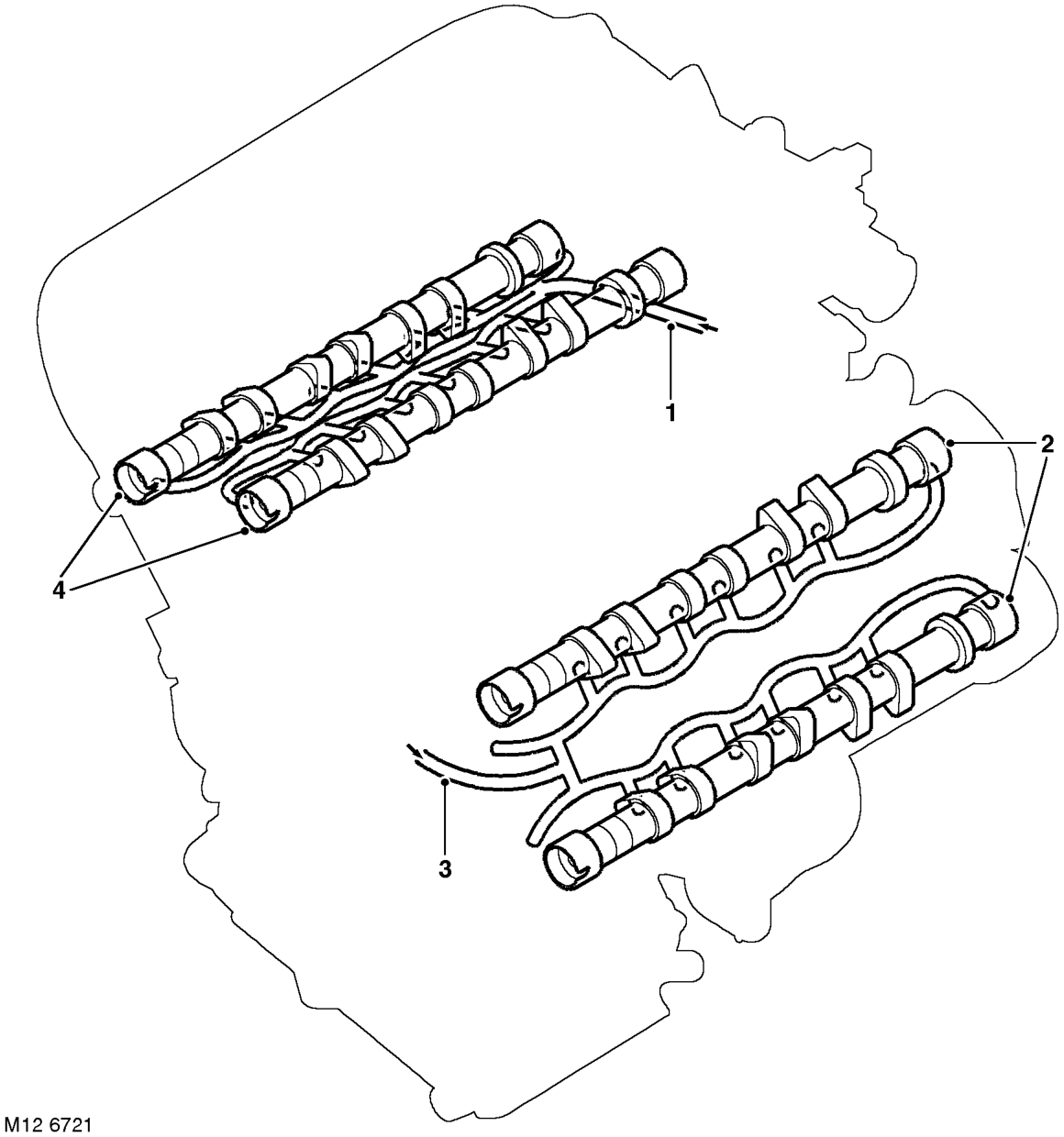 Cylinder head component oil supply