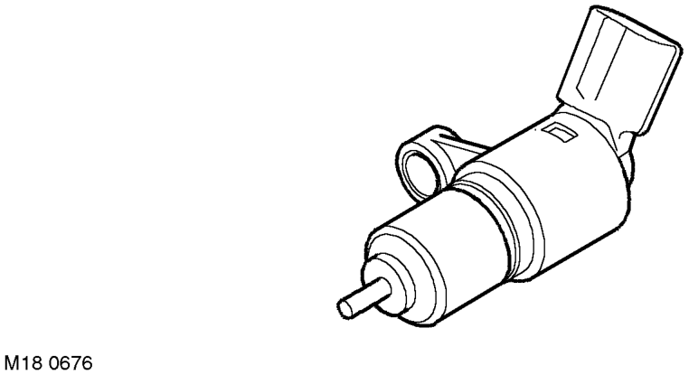 Crankshaft position (ckp) sensor – The variable reluctance CKP sensor is mounted at the rear of the engine with the sensor ti