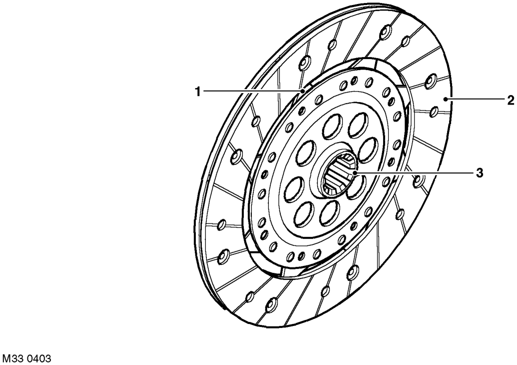 Clutch driven plate – The diaphragm spring comprises a cast ring with eighteen fingers on its inner diameter. Tw
