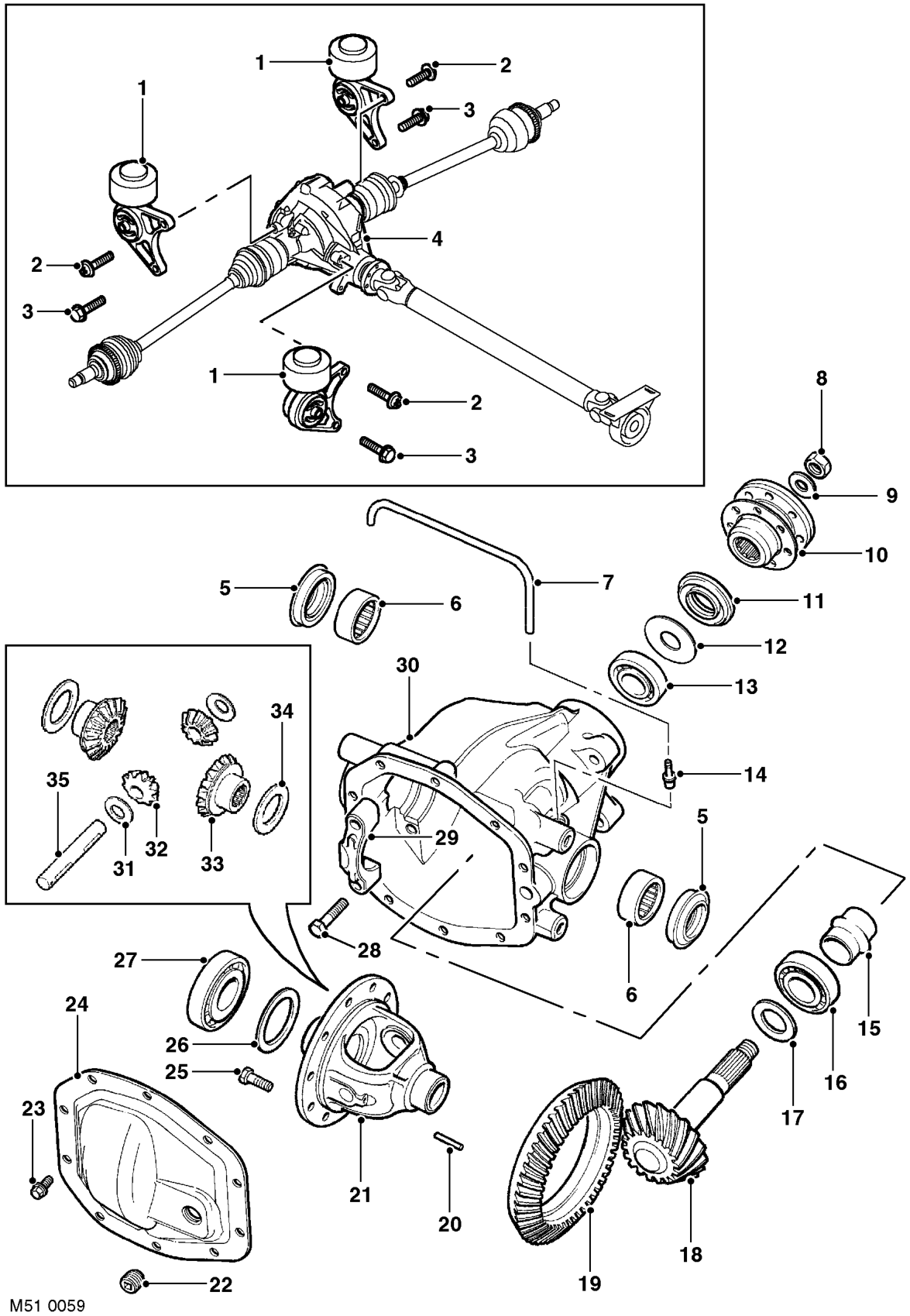 Rear differential