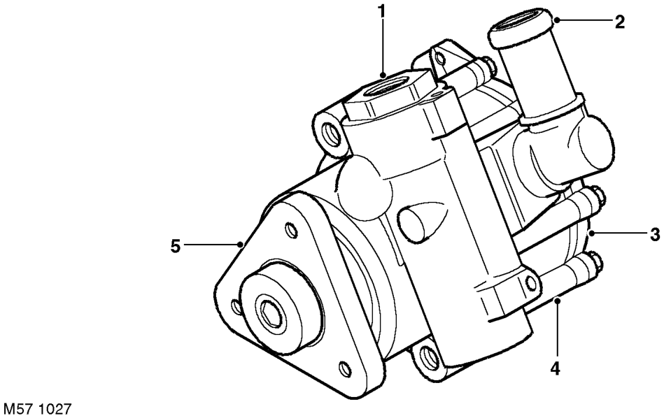 Power assisted steering (pas) pump