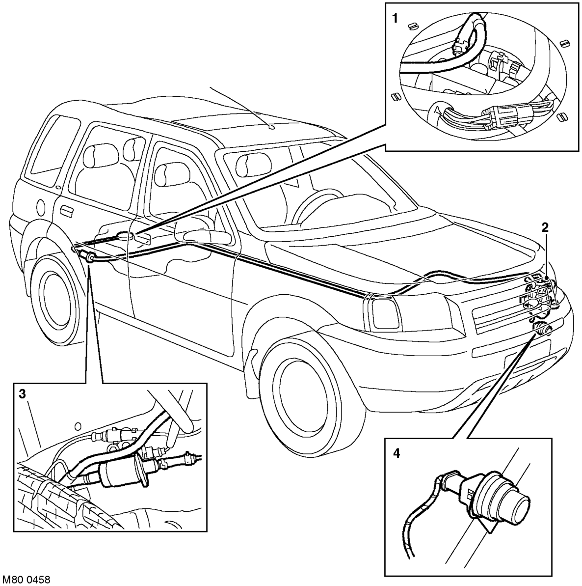 Fuel burning heater component layout