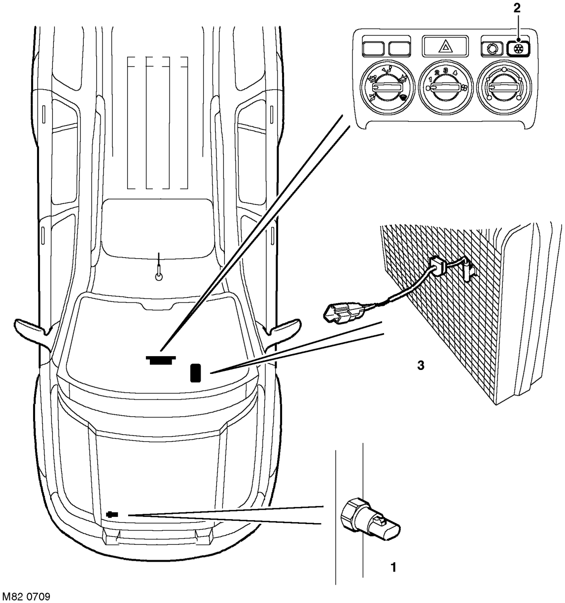 Evaporator Temperature Sensor