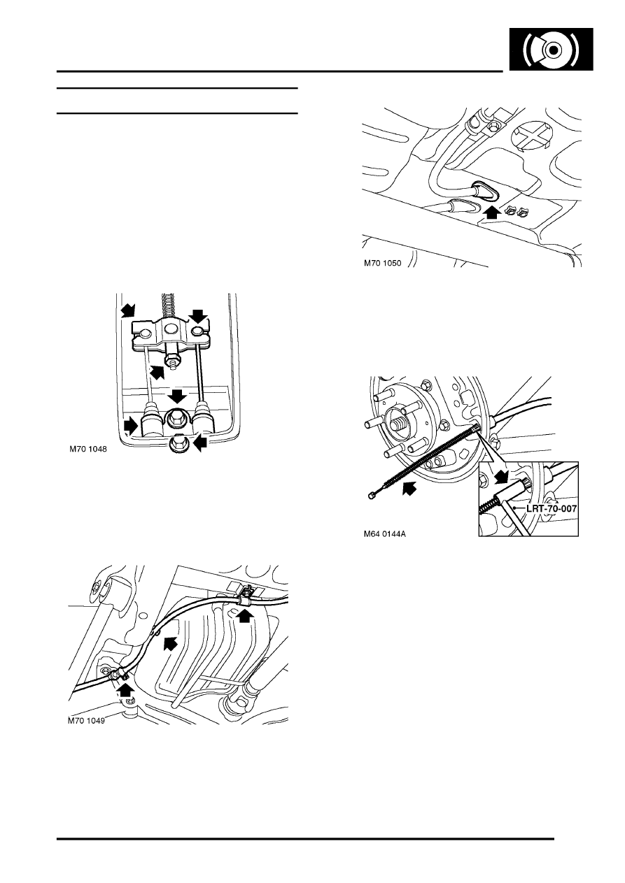 Land Rover Workshop Manuals > Freelander Service Procedures > BRAKES