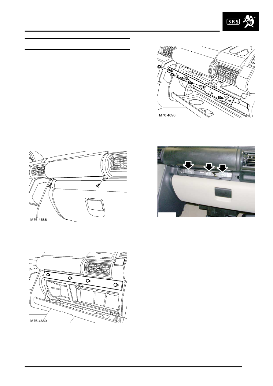 SRS airbag system servicing SRS airbag system servicing