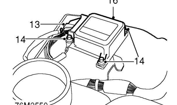 All models – Pull carpet back for access to DCU.