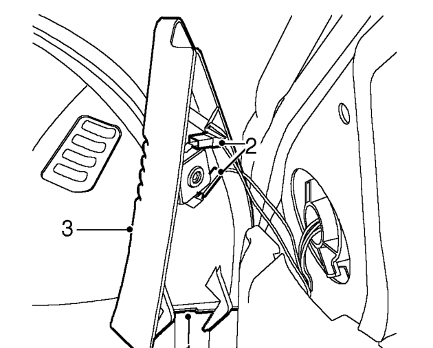 Casing - front door - 5 door – Service repair no - 76.34.01