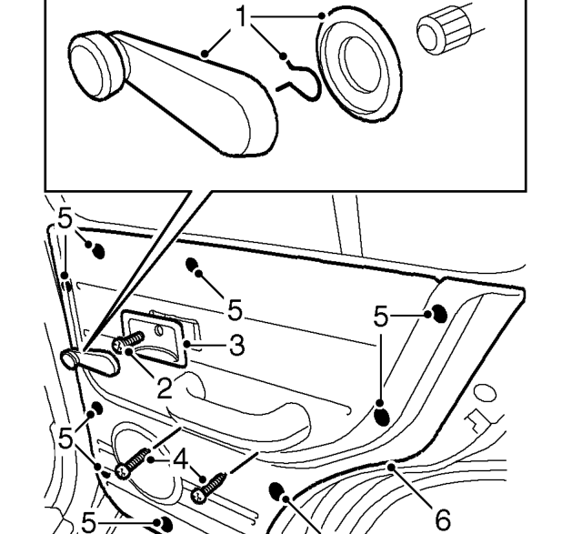 Casing - rear door – Service repair no - 76.34.04