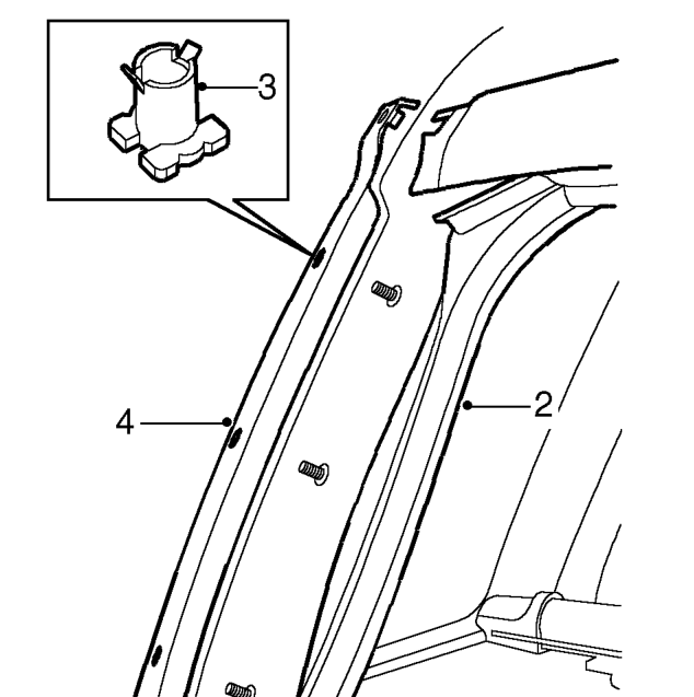 Finisher - side - tail door glass – Open tail door.