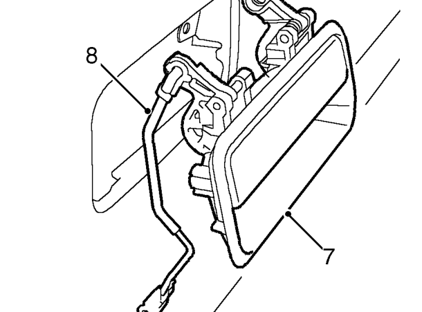 All models – Remove 2 screws securing door handle.