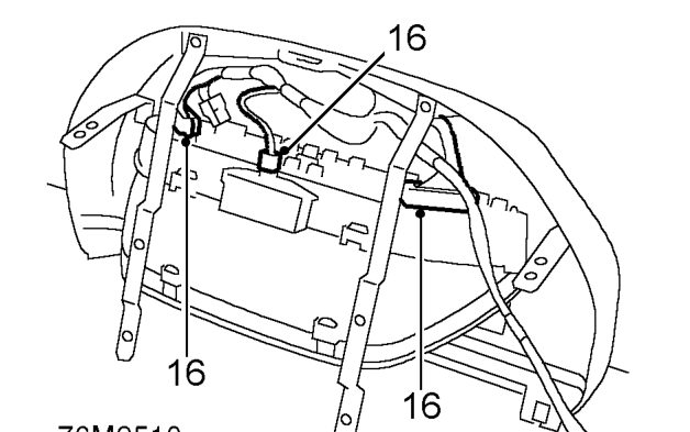 All models: – Remove 2 screws from instrument upper cover and remove cover.
