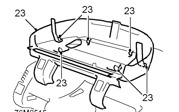 Remove 4 screws from instrument pack and remove instrument pack.