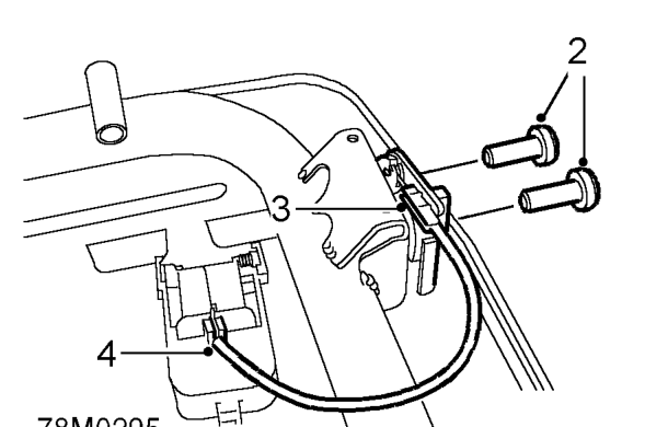 Latch assembly - rear squab - lh – Remove rear seat squab cover. See this section.