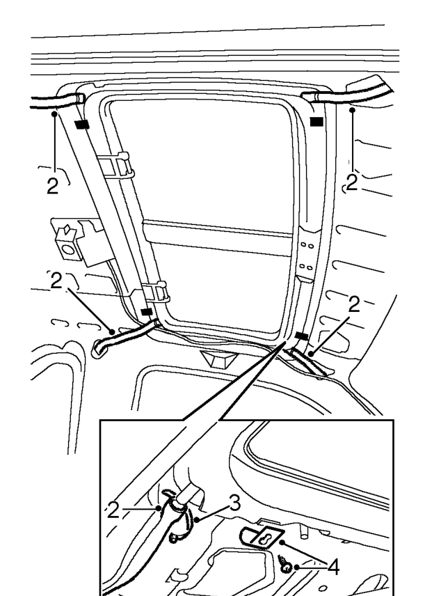 Sun roof assembly - 3 door – Remove headlining. See Interior trim components.
