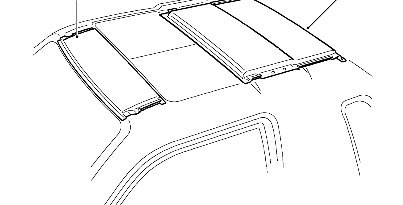 Roof assemblies - 3 door