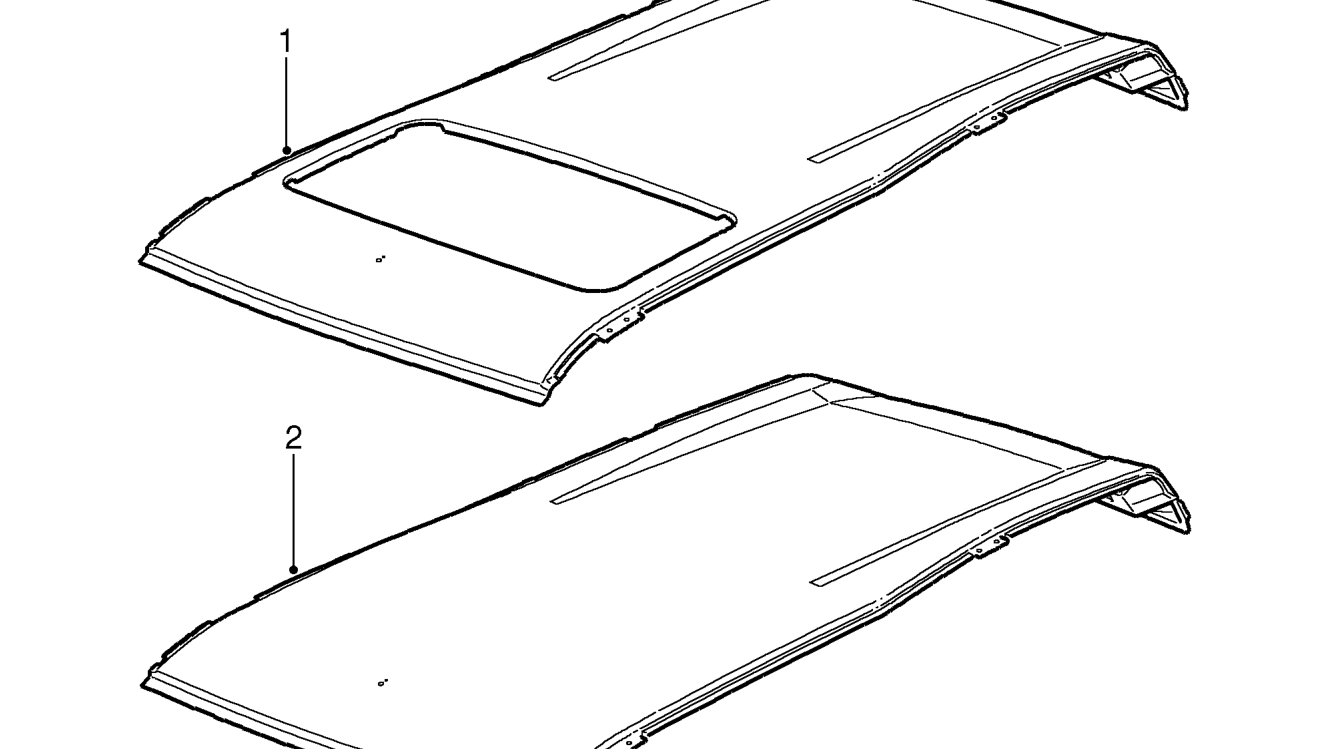 Roof assembly - 5 door