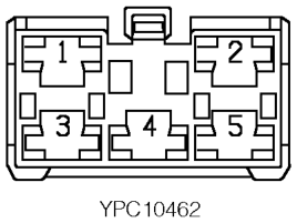 Description: Main harness to heater harness Location: Behind centre console