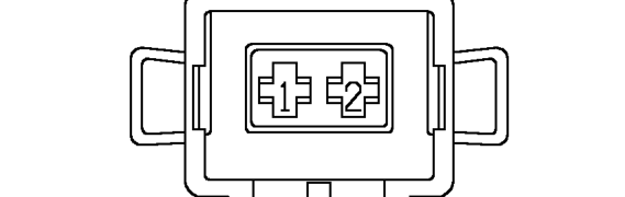 Female – Behind RH front door trim panel