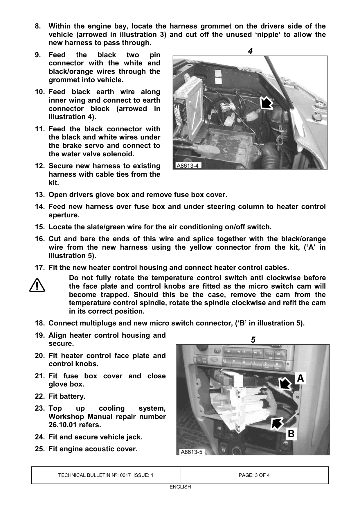 Hot Air ‘Bleed’ Into Cabin – bulletin page 3