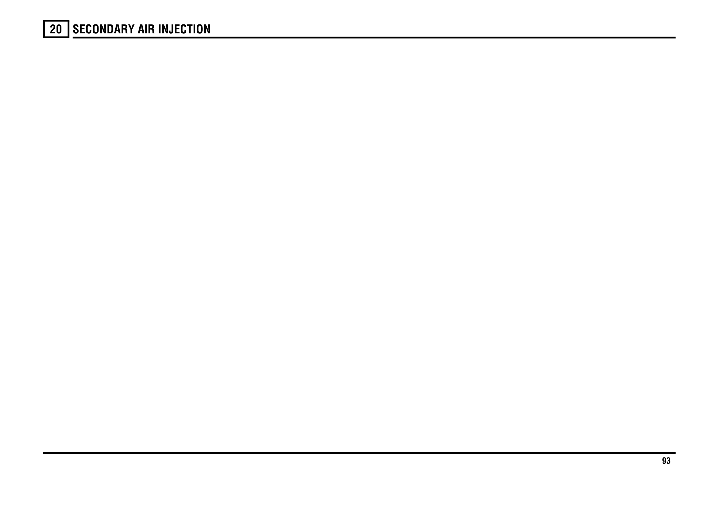 Secondary Air Injection circuit diagram