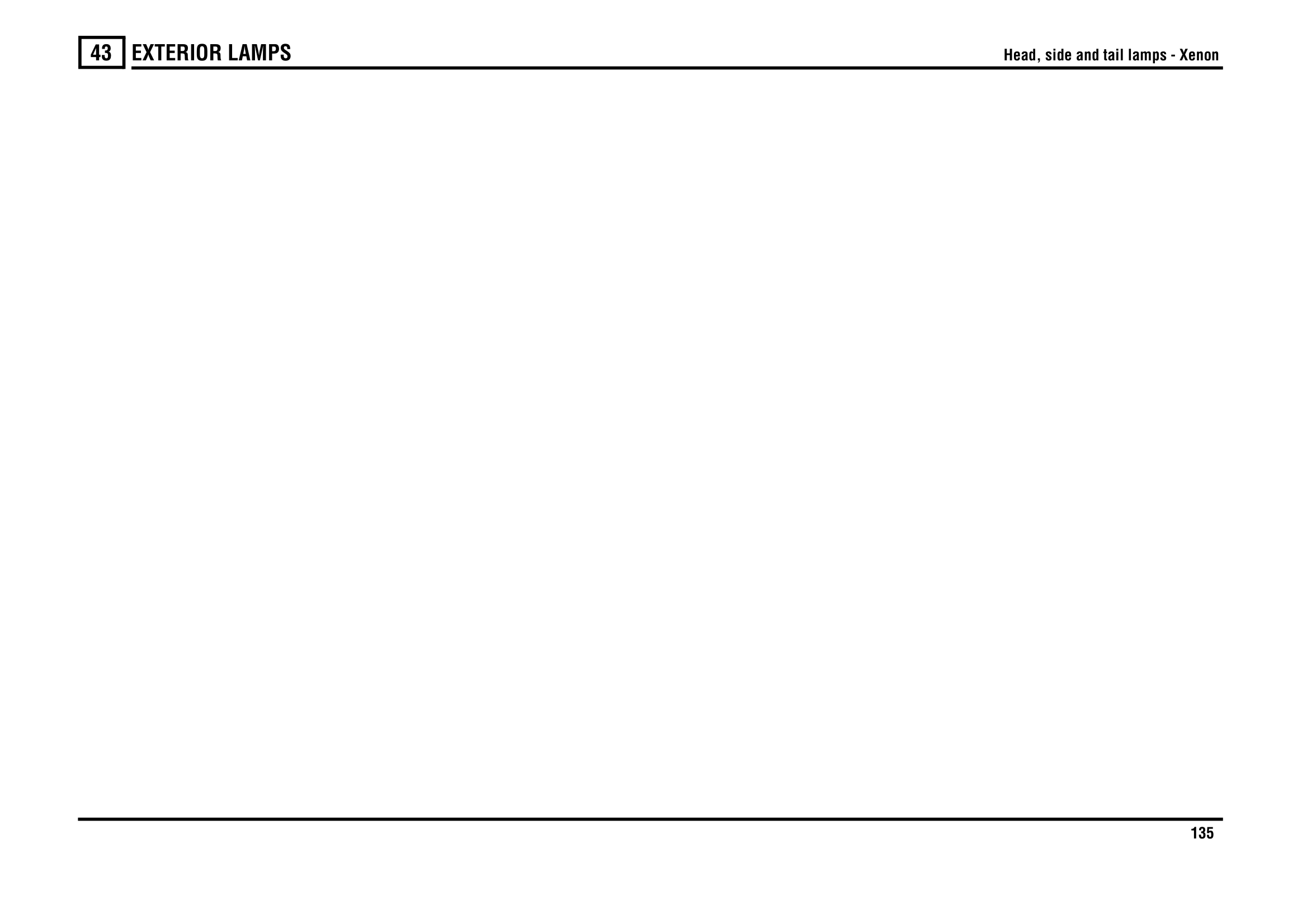 Exterior Lamps circuit diagram