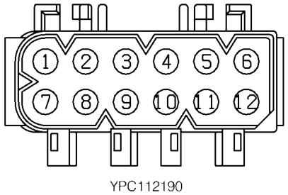 Description: Main harness to telephone harness Location: Luggage compartment - LH side