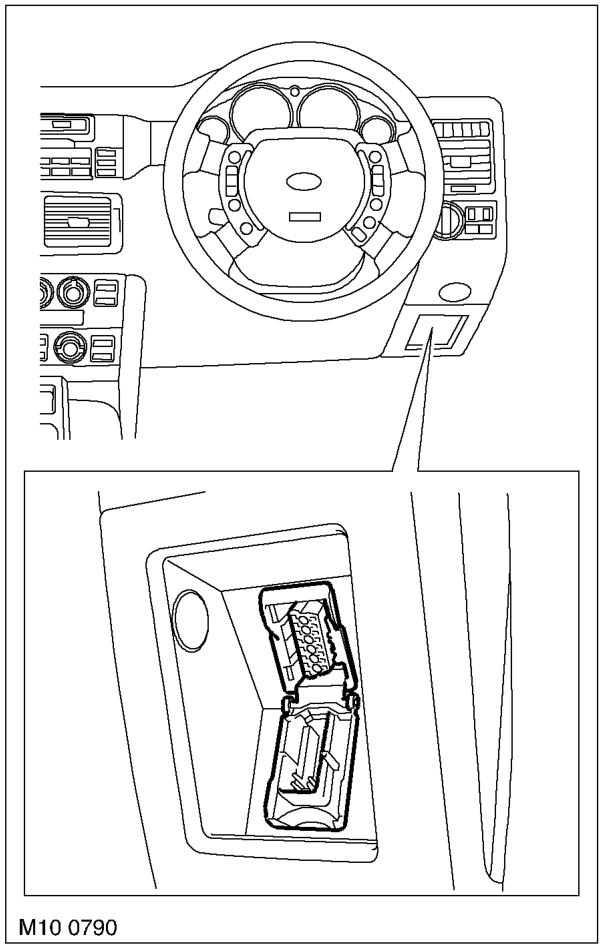 Start engine, turn the steering fully from lock to lock and back to the straight ahead pos