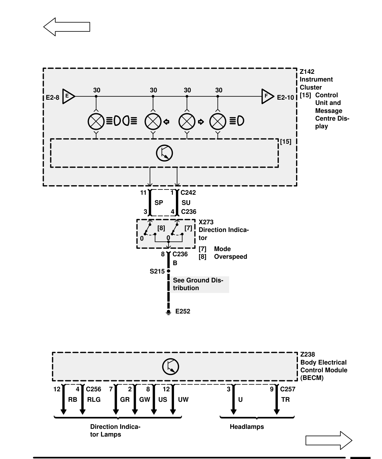 Warnings And Indicators – Circuit Diagram