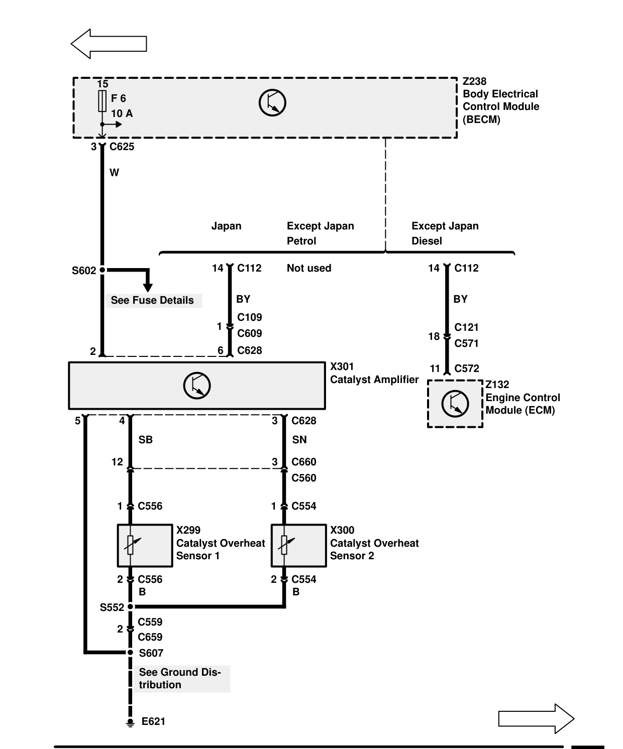Warnings And Indicators – Circuit Diagram