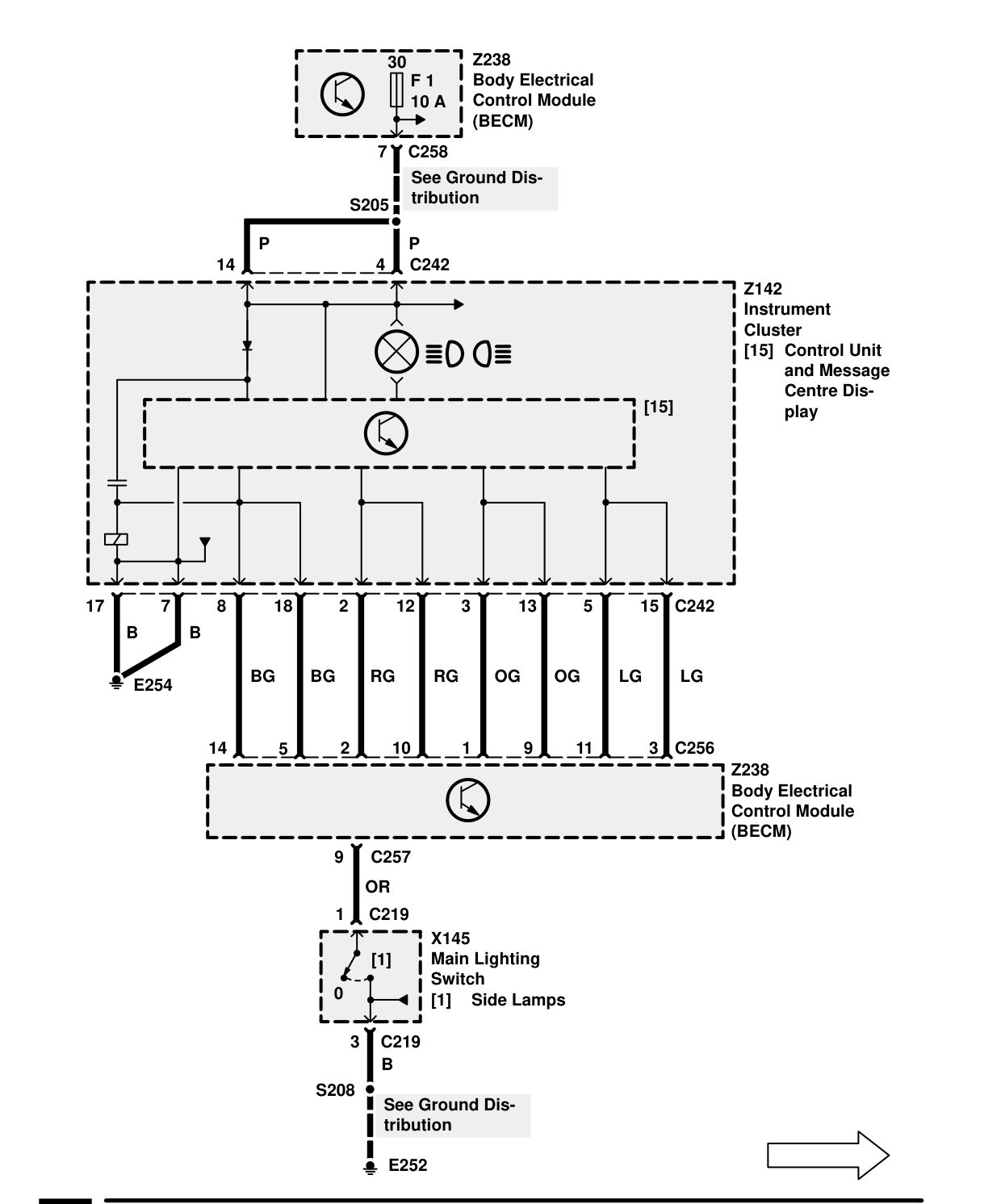 Side Lamps – Circuit Diagram