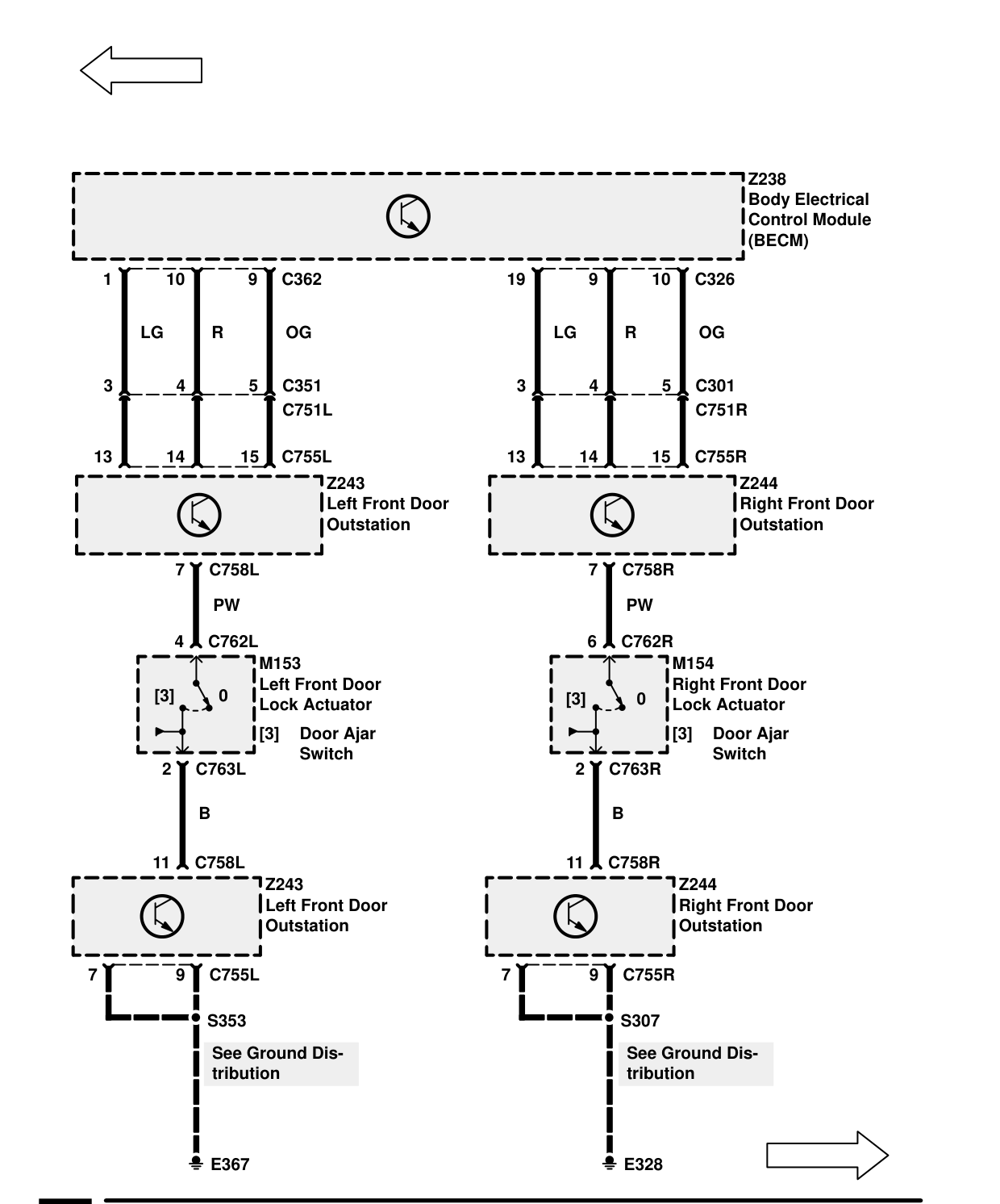 Interior Lamps – Circuit Diagram